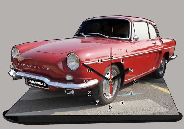 renault caravelle miniature auto horloge