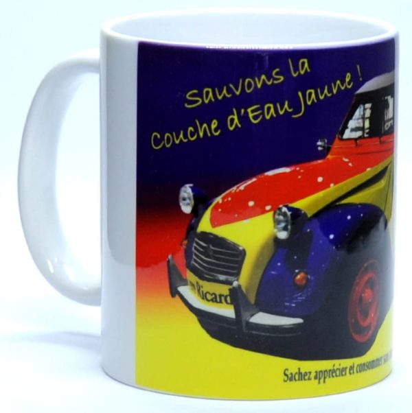 Voiture française en mug